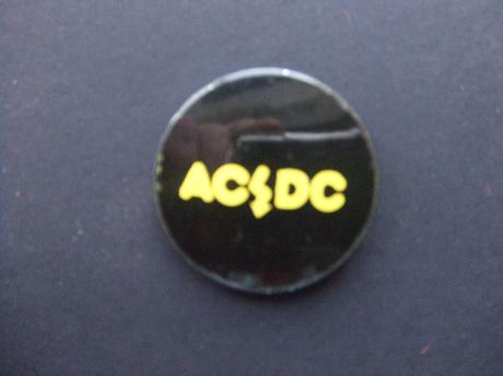 ACDC Australische hardrockband logo zwart